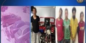 سقوط المتهمين بتكسير فوانيس سيارة لسرقة اللمبات بالسويس