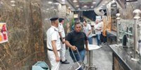 غلق وتشميع محلين شهيرين للألبان والحلويات في الجيزة لمخالفة التراخيص