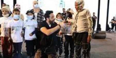 "الأطفال أبطال الحكاية".. رسالة حب وأمل من الفنان رامي جمال إلى الأطفال مرضى السرطان فى شفاء الأورمان