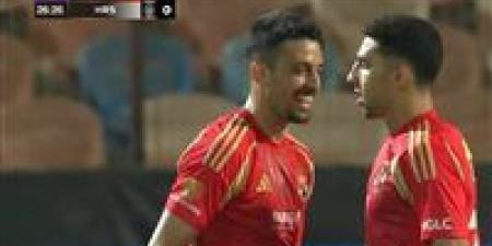 الدوري المصري الممتاز: أحمد نبيل كوكا يسجل الهدف الثاني للأهلي في مرمى حرس الحدود في الدقيقة 27