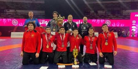 رئيس جامعة مدينة السادات تهنئ بطل المصارعة الحرة الفائز ببرونزية أفريقيا والمقامة بالمغرب