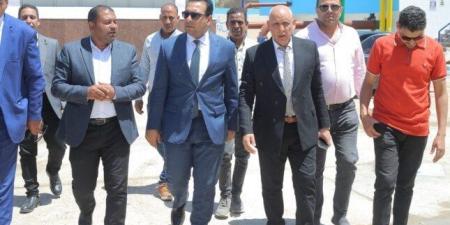 نائب محافظ قنا يشهد إجراءات تجديد شهادة TSM الدولية لمحطة مياه الجزيرية