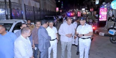 محافظ سوهاج يتفقد عددا من شوارع المدينة لمتابعة أعمال التخطيط المروري