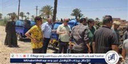 ضبط 1200 لتر من الحليب الفاسد يحتوي على "مياه النار" في بني سويف