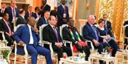 الرئيس السيسي يشارك في حفل العشاء لبوتين