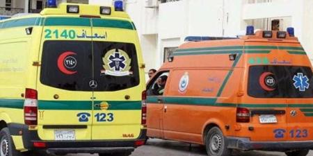 إصابة شخصين في حادث تصادم تروسيكل ونقل ثقيل بطريق أسيوط الصحراوي