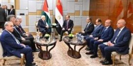 الرئيس السيسى يلتقى أبو مازن بموسكو ويؤكد دعم مصر الكامل للقضية الفلسطينية
