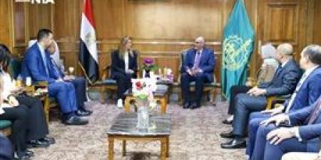 محافظ القليوبية يستقبل المدير التنفيذي للأكاديمية الوطنية للتدريب