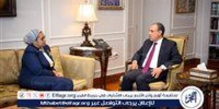 وزير الخارجية والهجرة يستقبل رئيسة المجلس القومى للمرأة