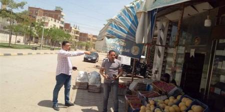 أبو حطب يقود حملة مكبرة لإزالة الإشغالات في قرية شما بأشمون