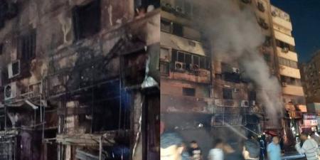 مصرع وإصابة 4 أشخاص في حريق مطعم مصر الجديدة