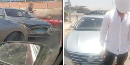 ضبط قائد سيارة قام بالسير عكس الاتجاه بالقاهرة