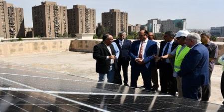 جامعة حلوان تشعل المستقبل بمحطة طاقة شمسية ذكية من تنفيذ طلابها