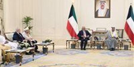 الخشت يشارك في لقاء ولي عهد الكويت مع وفد المنظمة الإسلامية للعلوم الطبية