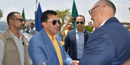 لمتابعة المشروعات والمنشآت الشبابية.. أشرف صبحي ...
