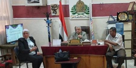 وكيل تعليم الأقصر يلتقي ممثلة "مصر الخير" لبحث دعم التعليم المجتمعي بالمحافظة