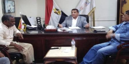 ‏رئيس مدينة أرمنت يعقد اجتماعًا لمواجهة المتغيرات المكانية الغير قانونية