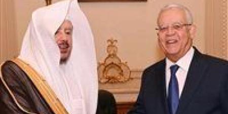 المستشار حنفي جبالي يلتقي رئيس مجلس الشورى السعودي