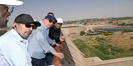 وزير الري يتفقد أعمال الصيانة الدورية لرفع كفاءة خزان أسوان