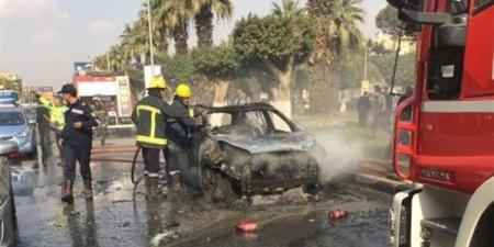 السيطرة على حريق اندلع داخل جراج بعقار سكني في القليوبية