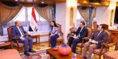 مايا مرسى تلتقى حسان النعمانى لتعزيز سبل التعاون بين الوزارة وجامعة سوهاج