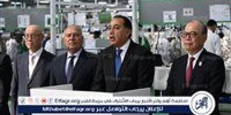 رئيس الوزراء خلال افتتاح مصنع "سوميتومو" بالعاشر من رمضان: مصر أصبحت مركزًا عالميًا لتصنيع مكونات السيارات
