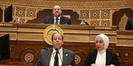 وكيل تشريعية الشيوخ يستعرض تقرير مشروع قانون الانتخابات البرلمانية
