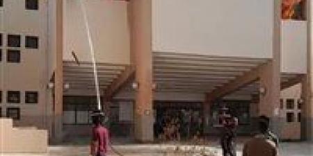 تفاصيل حريق بمدرسة ثانوي بنات بالشيخ زايد أثناء أداء الامتحانات