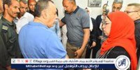محافظ أسيوط يتفقد مستشفى الرمد بحي شرق ويلتقي بعض المرضى للاطمئنان على الخدمات المقدمة لهم