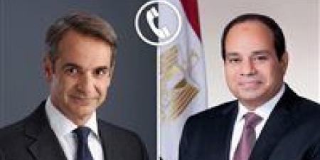 السيسي يبحث تعزيز العلاقات المشتركة مع رئيس الوزراء اليوناني