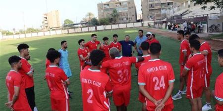 فريق كرة القدم بالمنيا يبدأ الإعداد للموسم الجديد
