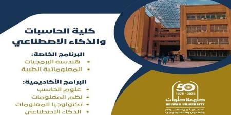 تنسيق الجامعات| كلية الحاسبات بجامعة حلوان.. طريقك لعالم الذكاء الاصطناعي