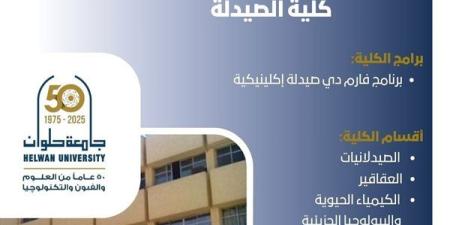 تنسيق الجامعات.. كلية الصيدلة بجامعة حلوان: بوابة التميز والابتكار في علوم الدواء والصيدلة