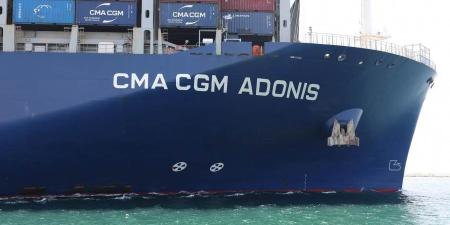 بعد تطبيق الحوافز الجديدة.. قناة السويس تشهد عبور سفينة الحاويات العملاقة CMA CGM JULES VERNE
