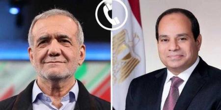 الرئيس السيسي يجري اتصالا هاتفيا بنظيره الإيراني