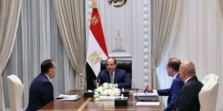 السيسي يبحث مع رئيس الوزراء ووزير المالية ...