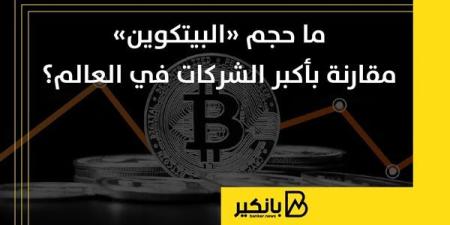 ما حجم «البيتكوين» مقارنة بأكبر الشركات في العالم؟ | إنفوجراف