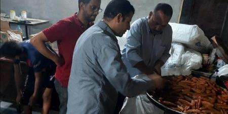 حملة رقابية.. ضبط 14 طن سردين غير صالح وإعدام 125 كجم أغذية فاسدة ببني سويف