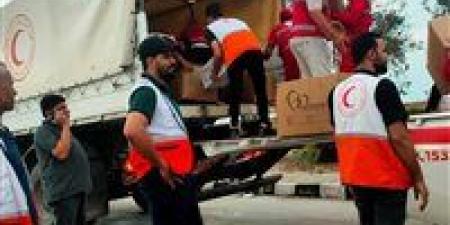 الهلال الأحمر المصري يوضح جهوده في دعم الشعب الفلسطيني