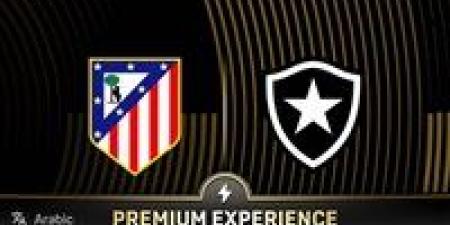 التشكيل الرسمي لمباراة أتلتيكو مدريد وبوتافوجو في كأس العالم للأندية