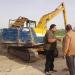 رئيس مركز ومدينة الصف ينشئ أكبر ساحة انتظار لسيارات النقل الثقيل