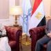 قبل افتتاح استوديو والدها.. المسلماني يستقبل هدى نجيب محفوظ في أول زيارة لماسبيرو