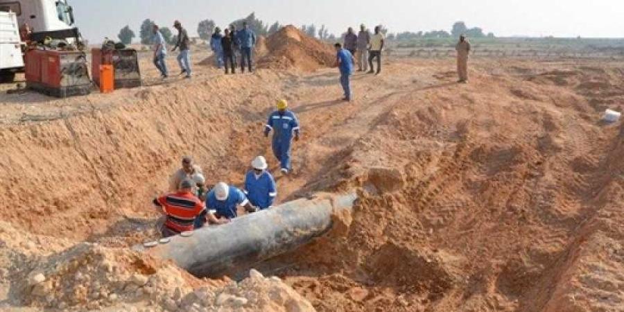 لجنة فنية من ”مهندسي الجيزة” لبحث أسباب كسر خط الغاز بطريق الواحات