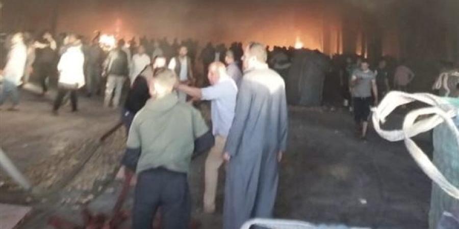 عاجل.. حريق هائل يلتهم محطة بطاطس لمجموعة شركات هرم مصر في البحيرة