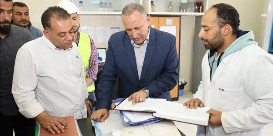 رئيس شركة مياه الغربية يتفقد مشروعات حيوية بالمحلة الكبرى لدعم جهود "حياة كريمة"