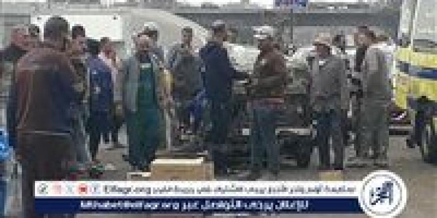 تفاصيل مصرع شخص وإصابة 3 آخرين في حادث نزلة كوبري الجامعة في المنصورة