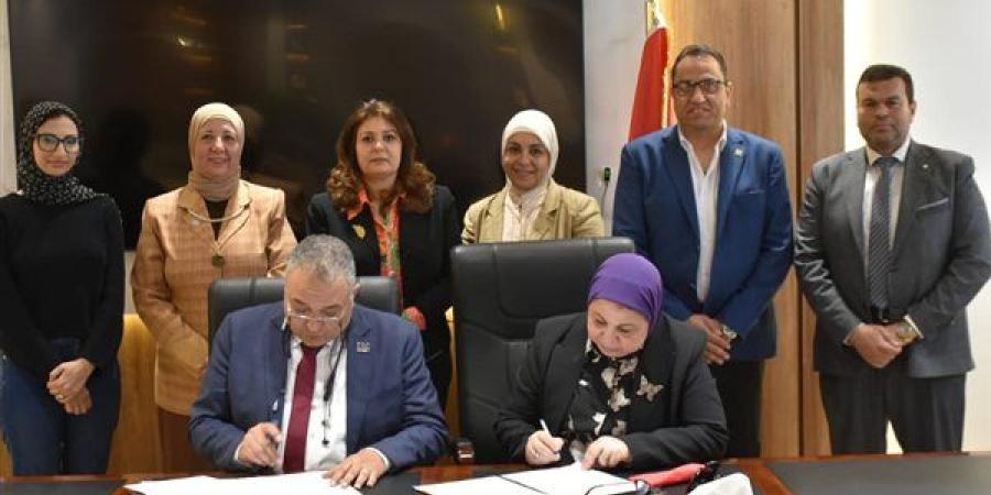رئيس جامعة مدينة السادات تشهد توقيع بروتوكول مع جامعة بدر بالقاهرة