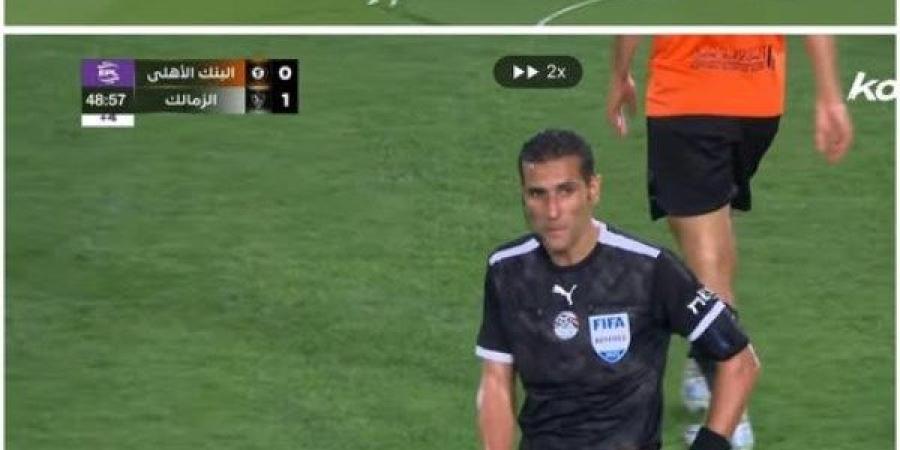 بعد انتهاء الشوط الأول.. تعليق ساخر من الدردير  على مباراة الزمالك والبنك الأهلي