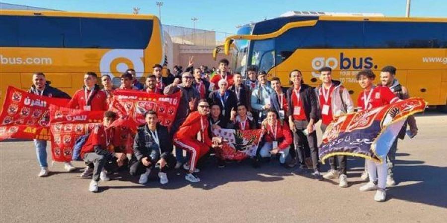 الأهلي يوفر أتوبيسات مجانية لنقل الجماهير لملعب برج العرب لحضور مباراة المصري