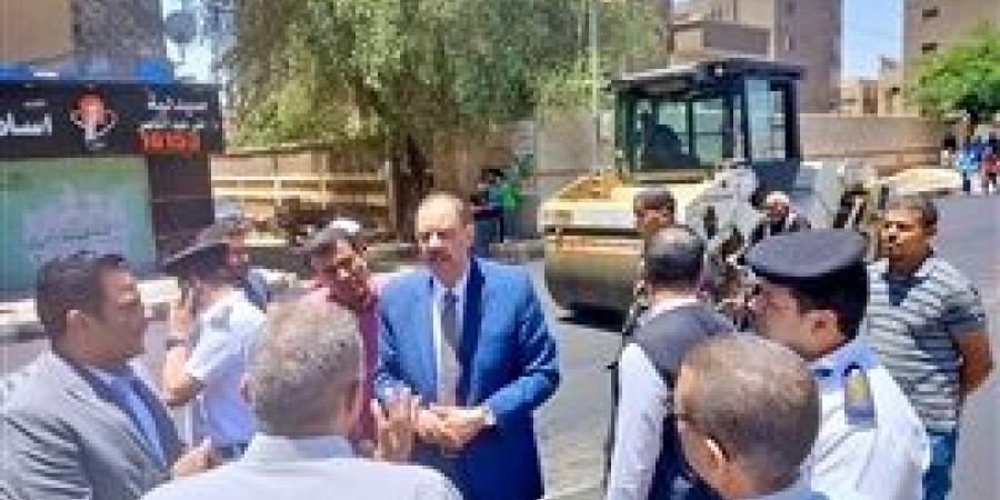 محافظ سوهاج يتفقد أعمال الرصف والتطوير بمدينة المراغة وشارع أسيوط سوهاج
